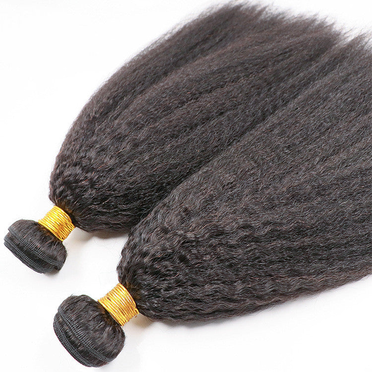 Natural Human & Synthetic Fiber Hair Bundles